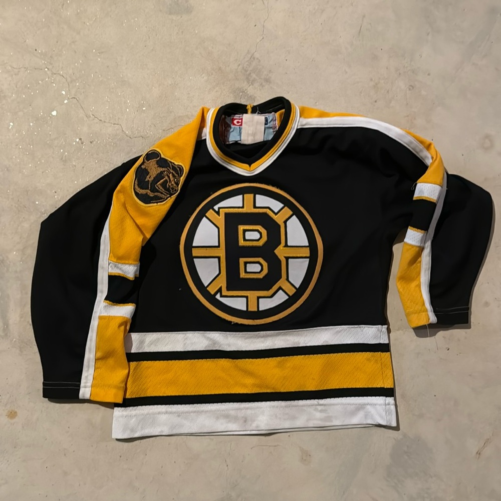 vintage boston bruins hockey jersey
